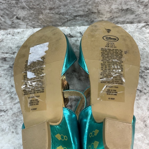 Disney Store Princess Jasmine Costume Shoes 2/3 - Picture 7 of 8
